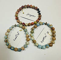 Православні чотки-браслет з натуральної яшми