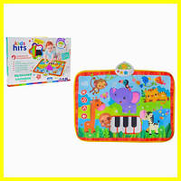 Музичний килимок, що розвиває з тваринами та вогниками Kids hits Зоопарк 70х50 см