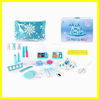 Набір дитячої косметики для справжньої сніжної королеви з лаками та аксесуарами The pretty girl