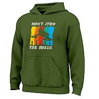Тепле худі на флісі для хлопчика Don't stop the music 3-16 років