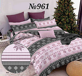 Пакистанська бязь GOLD, новорічний орнамент, Різдво, Новий рік