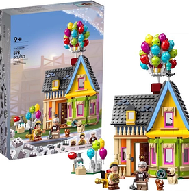 Дитячий конструктор Вперед і Вгору легенький будиночок із повітряними кулями Disney Lego для дитини