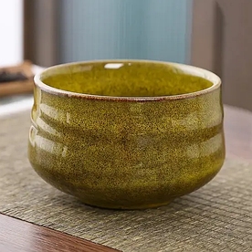 Тяван 550 мл Жовтий Yellow Чаван для приготування матчі