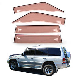 Дефлектори на вікна вітровики для Mitsubishi Pajero v33