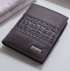 Жіночий клатч гаманець з натуральної шкіри рептилія жіночий клатч-гаманець крокодил шкіряний портмоне(BRT)