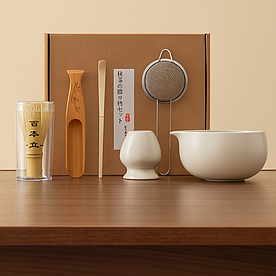 Набір Shiroi Asa Matcha Set для приготування чаю матча #60