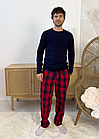 Домашня піжама для чоловіків COSY "Глен"HH, червоно-синій