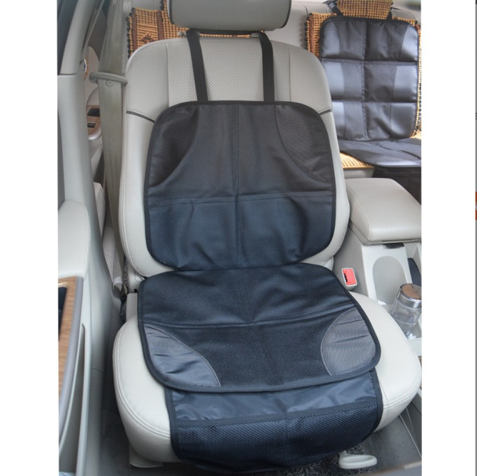 Захисний килимок під автокрісло дитяче чорний ( 13035), фото 1