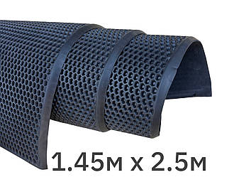 Листи для виготовлення автокилимків (EVA листовий).Чорний " СОТА". 1.45м х 2.50м