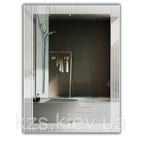 Дзеркало з LED підсвічуванням 800 х 600 мм., фото 1