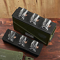 Набір БК великий (кришталеві склянки ЗСУ)