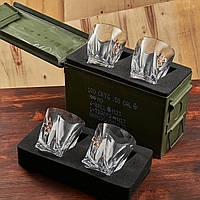 Набір БК маленький (кришталеві склянки ЗСУ)