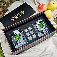 Набір на 2 склянки (з яблуками)