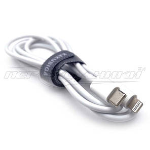 Кабель TYPE-C to Lightning,1 м, білий, фото 3