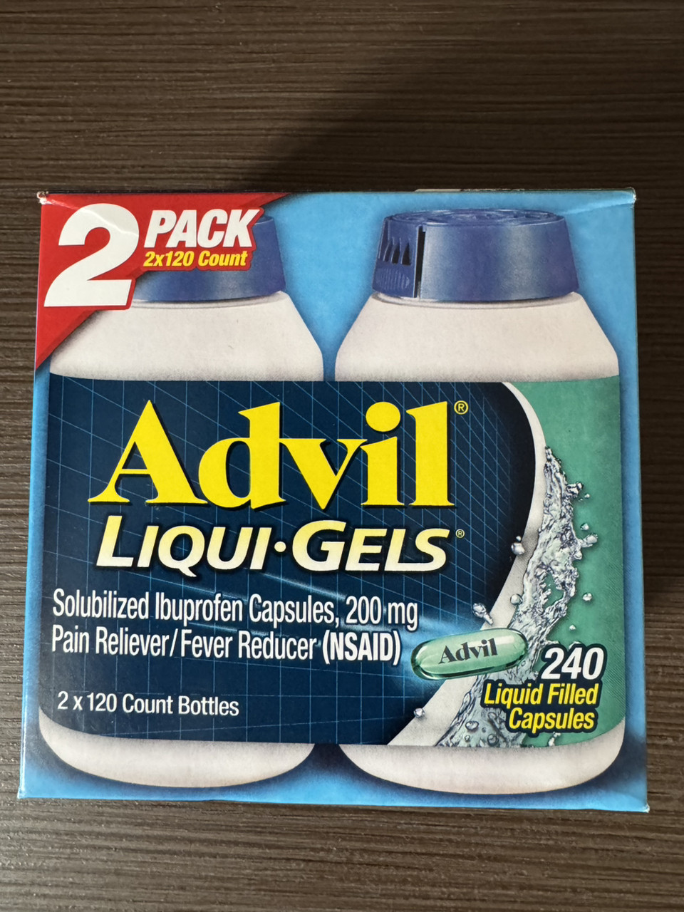 Адвіл Advil 240 Liqui-Gels 200 мг, фото 1