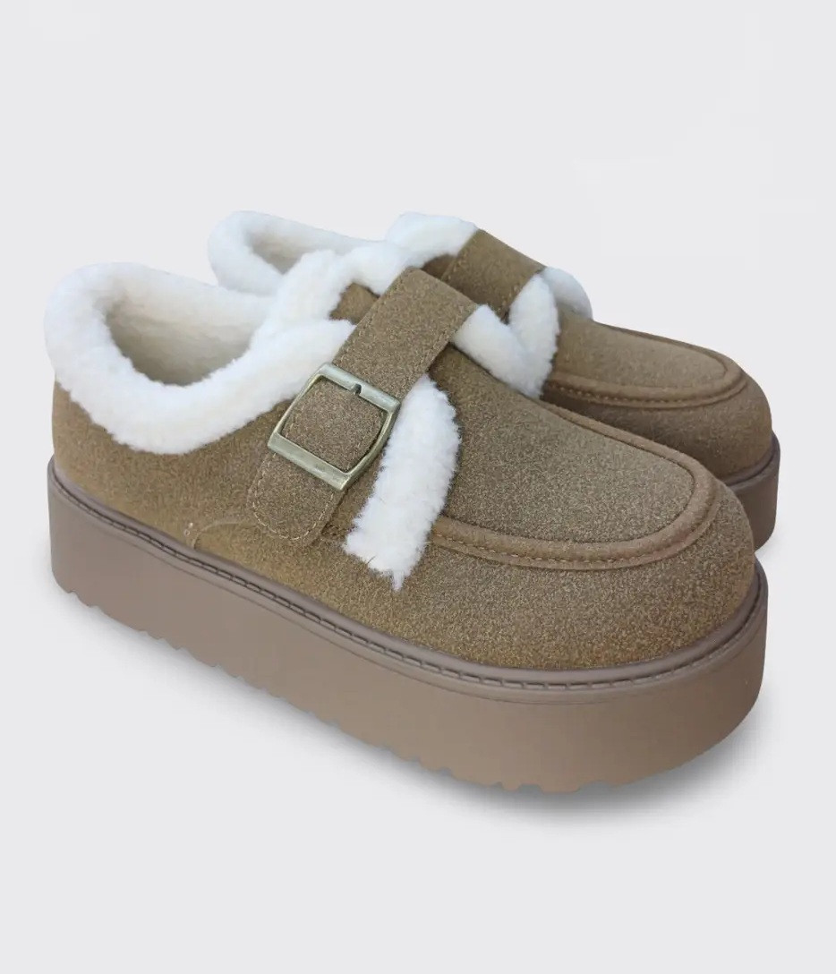 Жіночі замшеві уггі утеплені руді (M105-3), фото 1