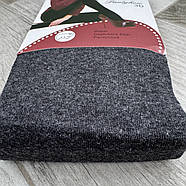 Колготки жіночі кашемір шерсть Irina, 48-54 розмір, темно-сірі, 890, фото 2