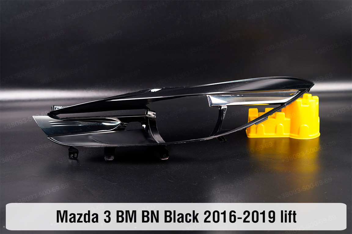 Декоративна маска Mazda 3 BM BN Black (2016-2019) рест ліва, фото 1