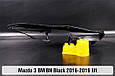 Декоративна маска Mazda 3 BM BN Black (2016-2019) рест ліва, фото 2