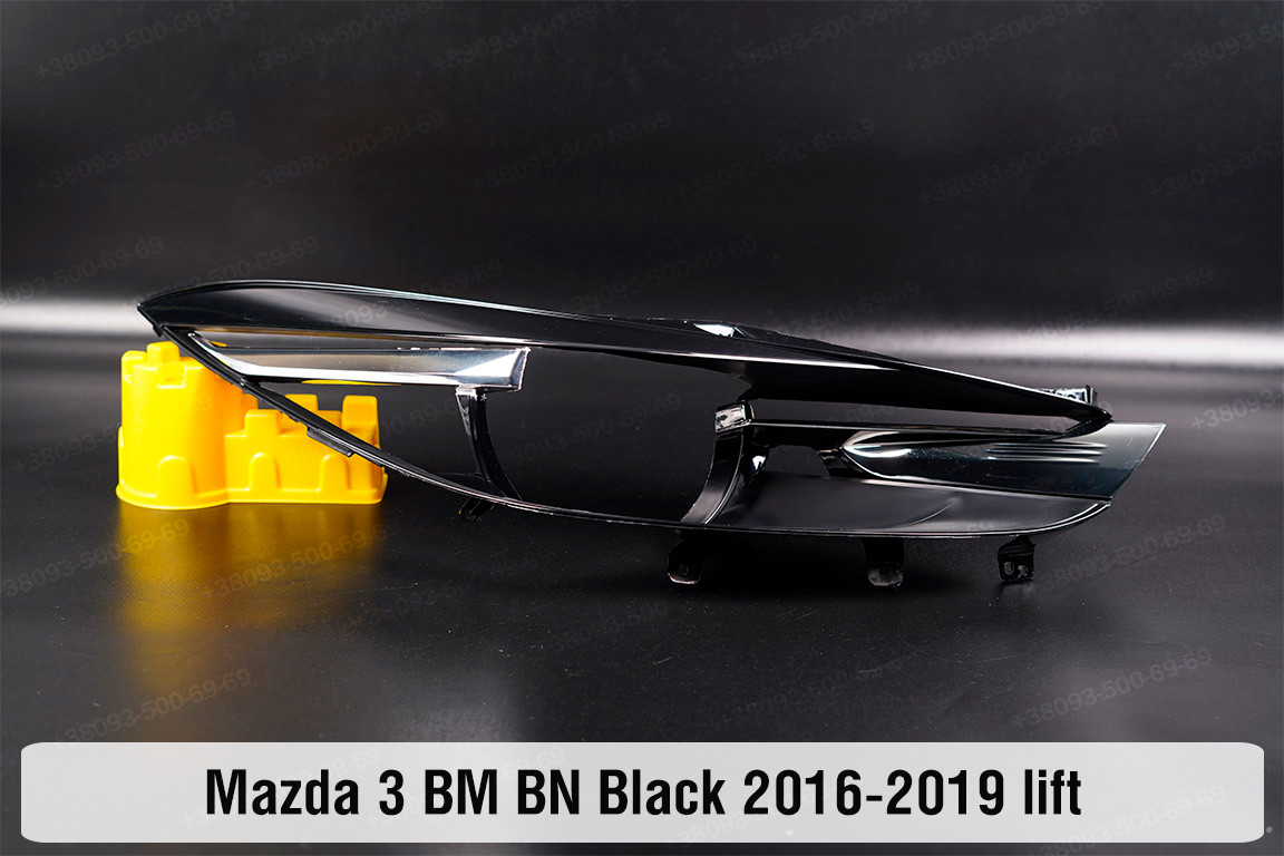 Декоративна маска Mazda 3 BM BN Black (2016-2019) рест права, фото 1