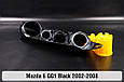 Декоративна маска Mazda 6 GG1 Black (2002-2008) ліва, фото 4