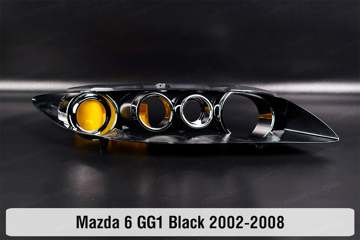 Декоративна маска Mazda 6 GG1 Black (2002-2008) права, фото 1