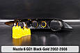 Декоративна маска Mazda 6 GG1 Black-Gold (2002-2008) ліва, фото 2