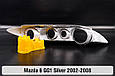 Декоративна маска Mazda 6 GG1 Silver (2002-2008) ліва, фото 2