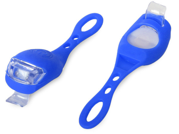 Світло велосипеда 2 вел переднє світло 2 pcs силікон водостійкий