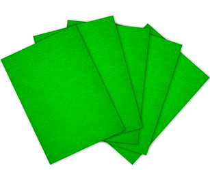 Фетр листовий А4, 180г/м², зелений F-180-016