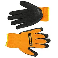 Рукавички в'язані поліестер із латексним покриттям, розмір L Technics Master (16-231)