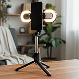 Селфі-монопод PLUS P40S-M з LED та Bluetooth, фото 2