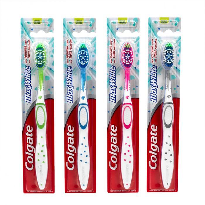 Зубна щітка Colgate "Max White", середня жорсткість (1шт.)