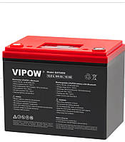 Акумулятор LiFePO4 12V 100Ah Bluetooth LCD Vipow