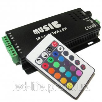 RGB Music Controller 144W Black Audio