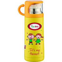 Термос дитячий неіржавка сталь 350 мл з ремінцем і чашкою Con Brio CB-343