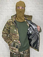 Кофта флісова з підігрівом від PowerBank та термо-підкладкою Omni Heat. Фліска армійська Мультикам р.50