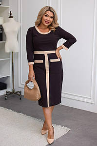 Сукня у діловому стилі для офісу великого розміру Розміри: 48-50, 52-54, 56-58, 60-62