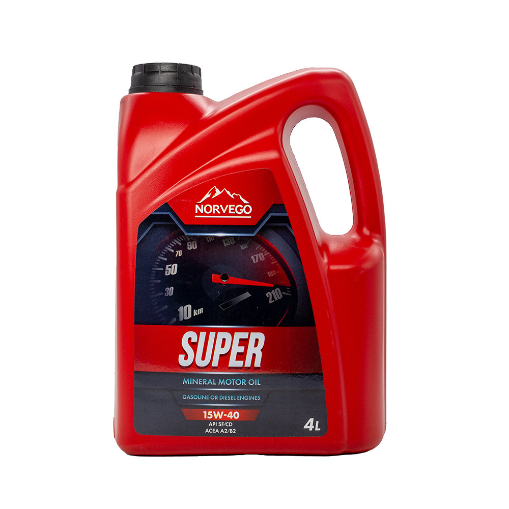 Моторна олива NORVEGO SUPER 15W40 4л SG/CD NEW
