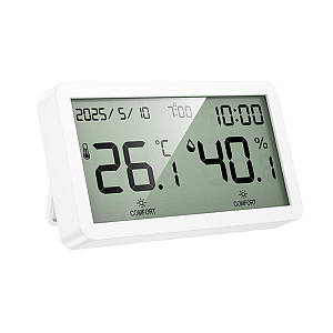 Термогігрометр HOCO HX42 indoor electronic alarm clock thermometer and hygrometer 6942007661270 (White)