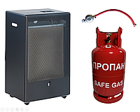 Газовий обігрівач каталітичний Camilla 3100 + Газовий металевий балон 27 л.