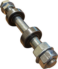 Вісь Ø16 мм для тачки з підшипниками 6202 RS