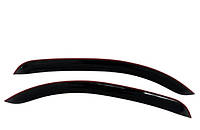 Ветровики (накладной дефлектор дверей комплект 2 шт) Renault Kangoo II 3d 2009 деф.окон "VL-Tuning"