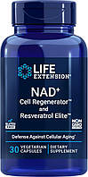 Life Extension NAD+ Cell Regenerator and Resveratrol Elite / НМН + ресвератрол 30 капсул