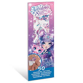 Набір тимчасових татуювань NEBULOUS STARS – БОДІ-АРТ: ЗІРКОВІ МАЛЮНКИ (в асорт.)