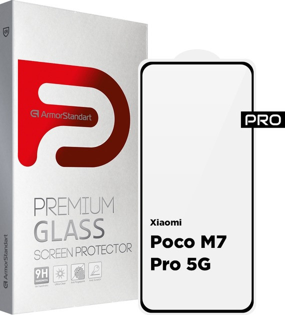 Захисне скло ArmorStandart Pro для Xiaomi Poco M7 Pro 5G (ARM83140)