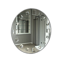 ДЗЕРКАЛО З ДЕКОРАТИВНИМИ НАКЛАДКАМИ Д-600 ММ