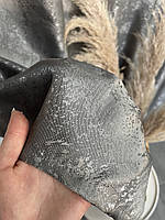 Штори жакардові "пісок" ALBO графітові 150×270 см, комплект 2 шт. (SH-C33-21), фото 2