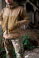 Куртка флісова з капюшоном Койот 48/4 48/5 50/4 50/5 52/4 52/5 54/5 56/5