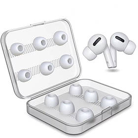 Силіконові амбушури New Bee для навушників Airpods Pro і Airpods Pro 2